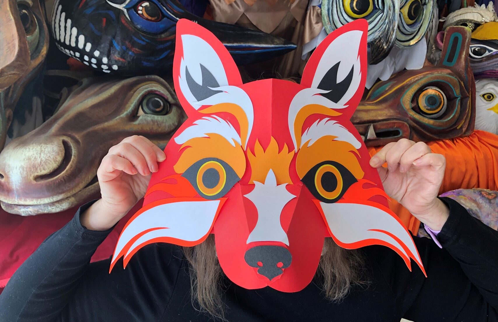 Red fox mask