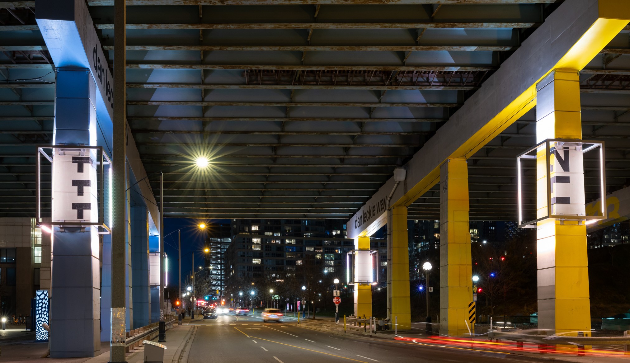 A Brighter Gateway to the Waterfront: The Bentway Lights Up Toronto’s Under-Gardiner Intersections